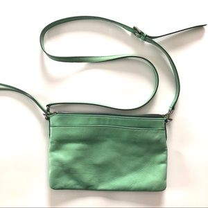 Fossil crossbody leather purse